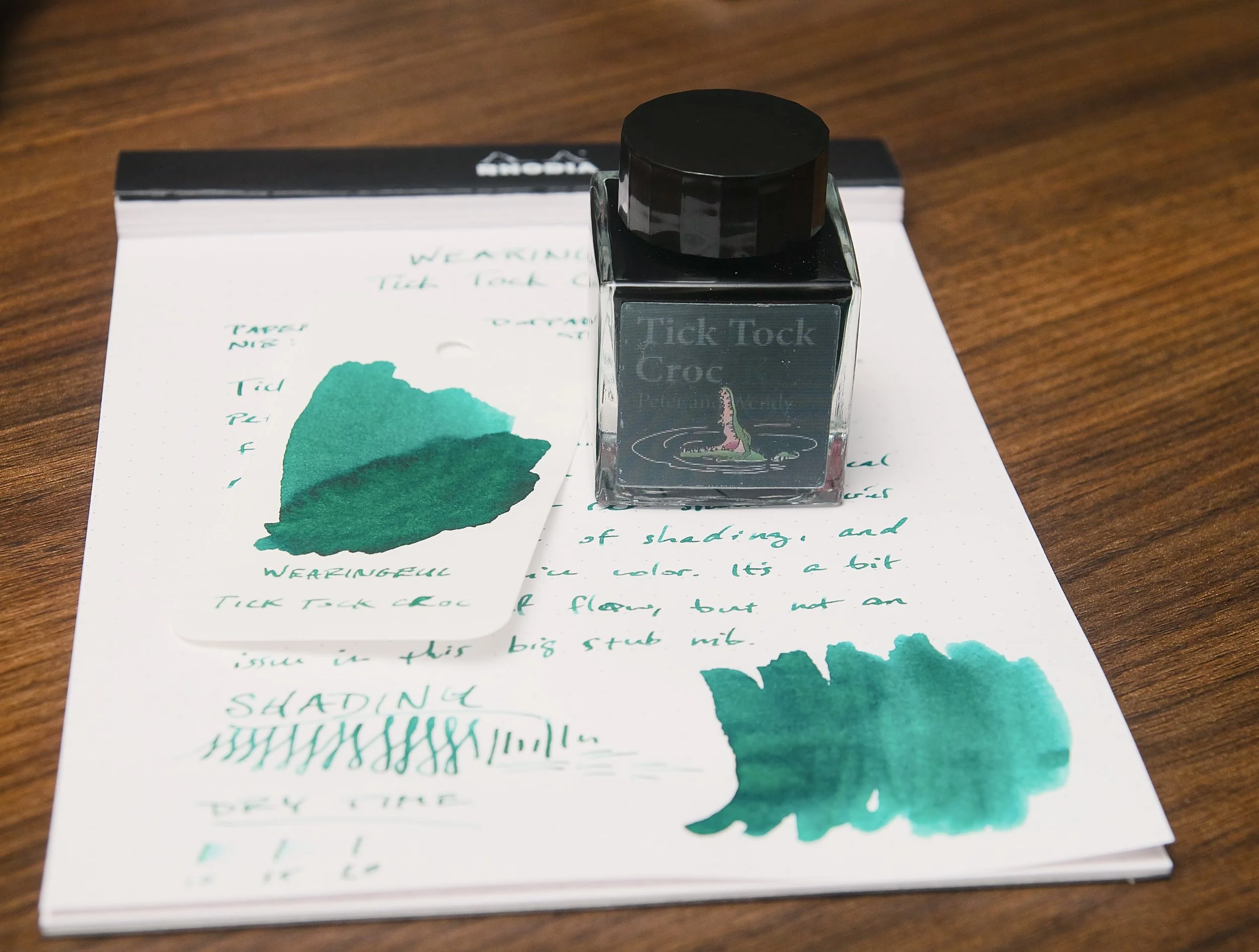 Wearingeul Tick Tock Croc Ink Review — The Pen Addict